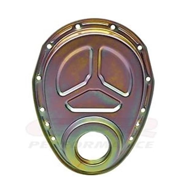 Cfr Performance CFR HZ-4934-1-Z Steel 1955-95 Chevy SB 283-305-327-350-400 Timing Chain Cover - Zinc HZ-4934-1-Z - main